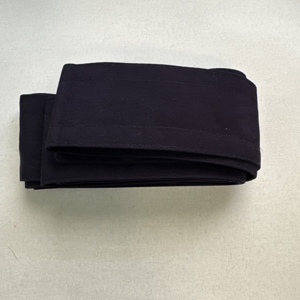 London Fog Navy Blue‎ Trench Coat Hooded Mid Length Belted Rain Jacket 2X - Picture 6 of 9